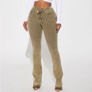 Verdant High Rise Stretch Flare Jeans